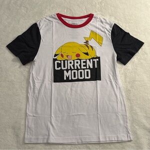 Pokemon‎ Pikachu T-Shirt Size Small Current Mood